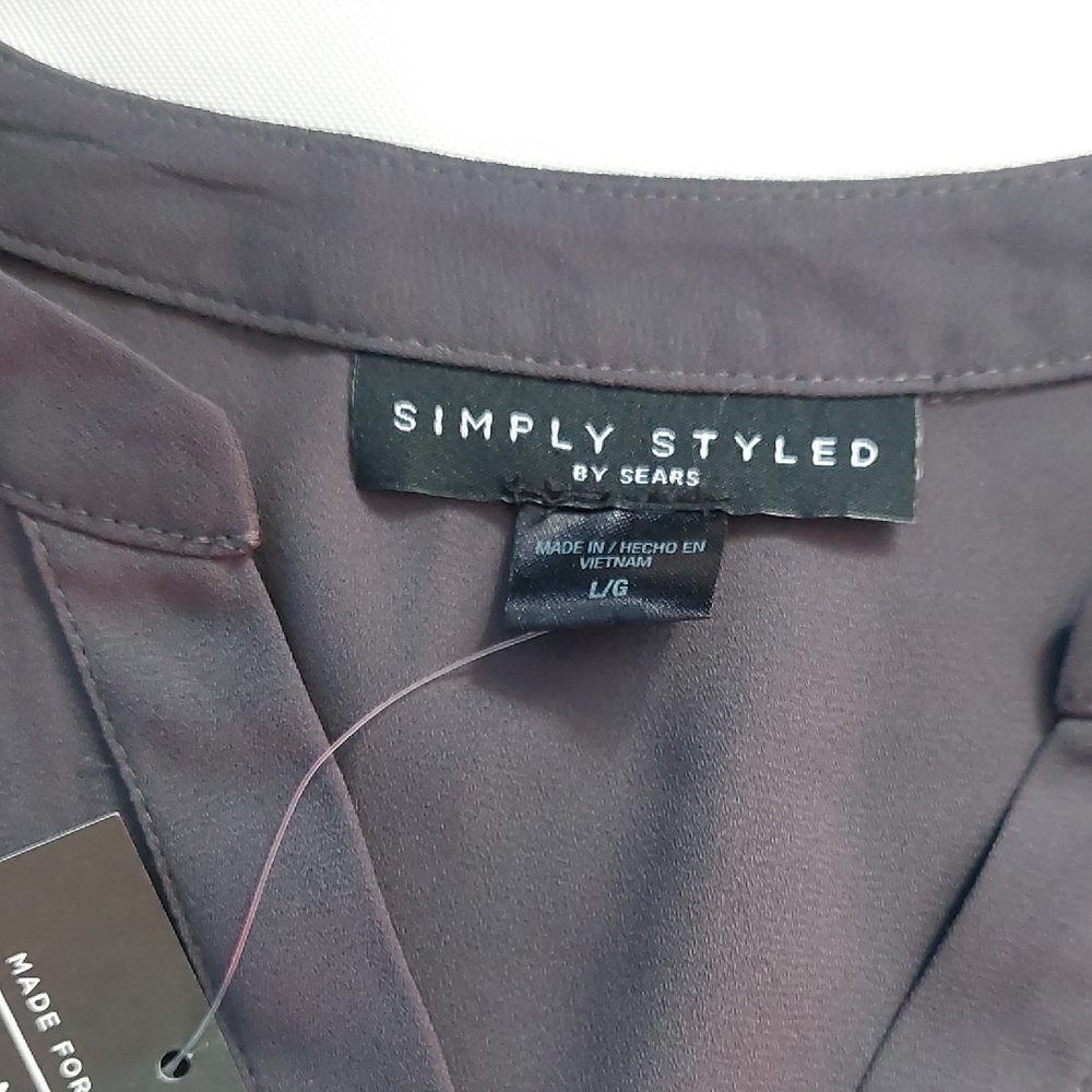 Simply Styled‎ Women's Dark Grey Blouse Size L - Picture 8 of 10